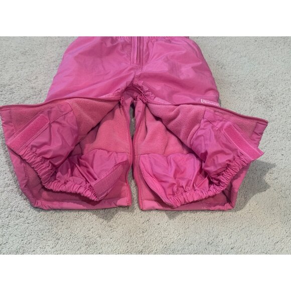 Childrens Place Toddler Girls Pink Insulated Snow Bib Overalls Size 24M - Picture 4 of 8